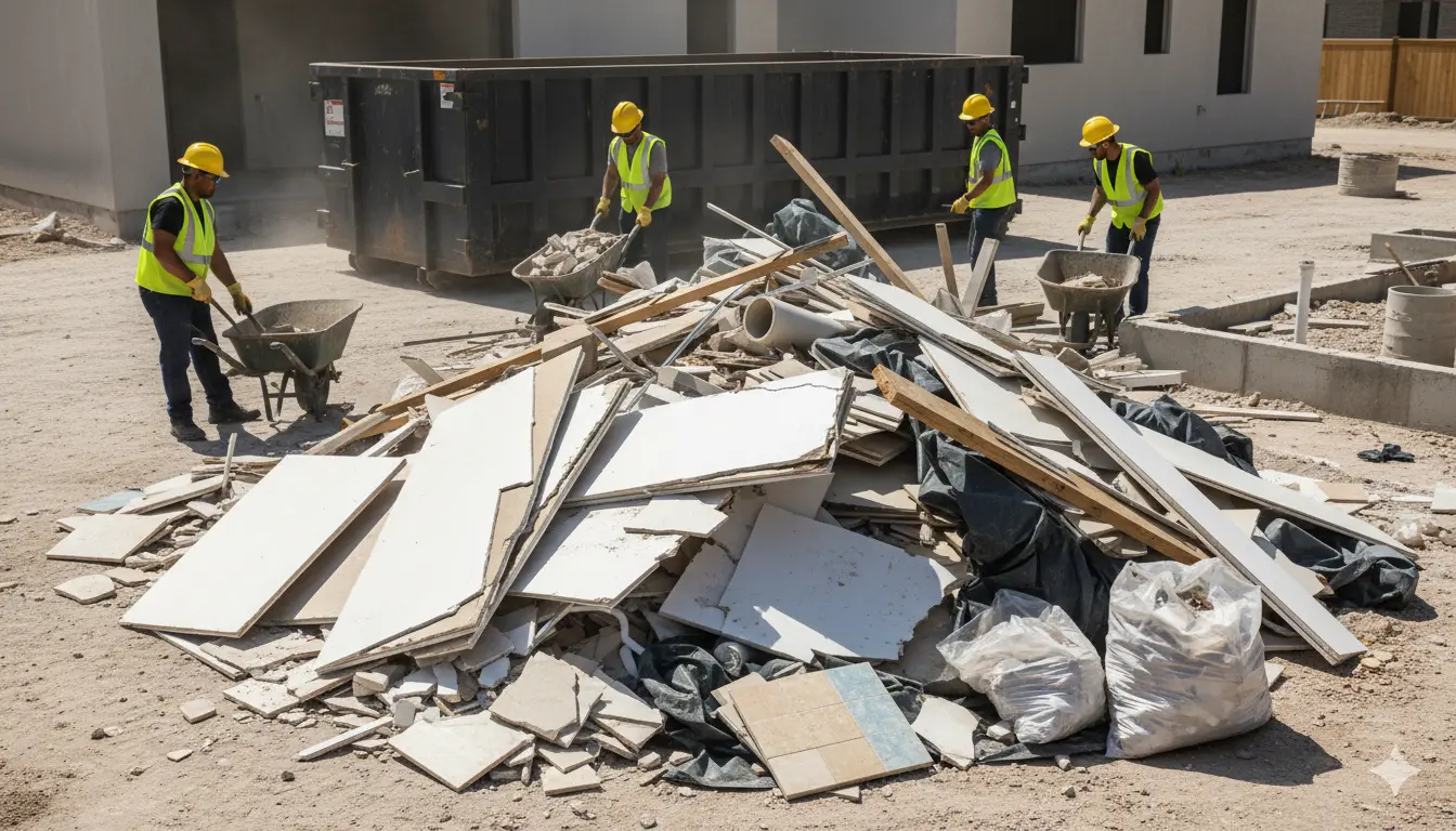 Construction waste removal in Tri-Cities TN - debris and demolition materials